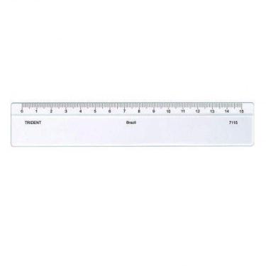 Imagem de Régua acrílica 15cm 7115 - Trident