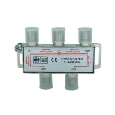 Imagem de Divisor de Alta Frequência Foxlux 5-2450MHz 4 Saídas 5 a 2450MHz 5 Unidades Inox