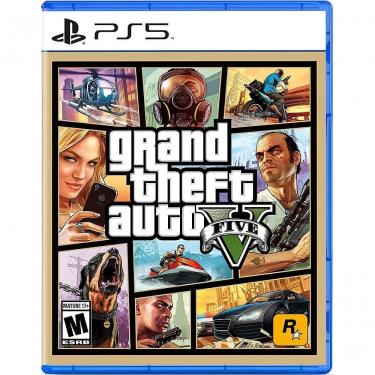 Imagem de Jogo Rockstar Games Grand Theft Auto V Standard Edition Playstation 5 Resolução 4K Preto