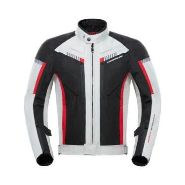 Imagem de Jaqueta De Motocicleta Impermeável Masculina Com Proteção EVA, Jaqueta
