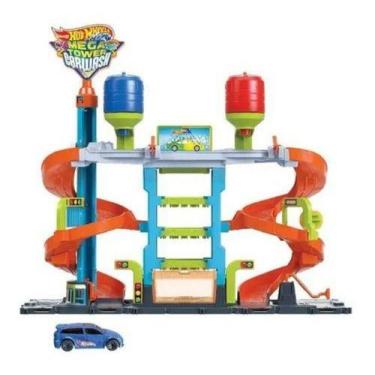 Imagem de Hot Wheels City Playset Lava rápido Mega Torre, Multicolor, HDP05