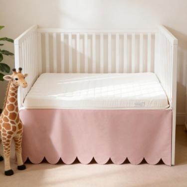 Imagem de Saia para Berço Zaizaihome 71x132cm com Queda de 36cm Algodão