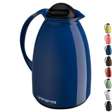 Imagem de Garrafa Térmica Florença 650ml Unitermi Água Chá Café, Azul, 650ml