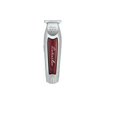 Imagem de Aparador de Barba Wahl Detailer para Acabamento Lâmina Aço Inoxidável com Fio 5000 RPM Vermelho-Prata Bivolt