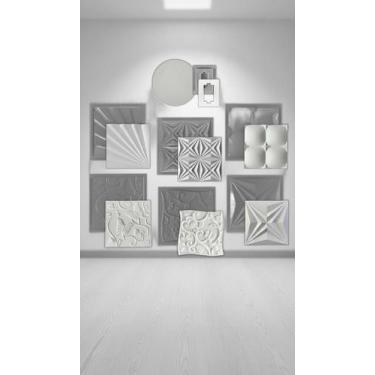 Imagem de Kit 7 Formas Moldes Revestimento Texturizado 30x30cm - Congratulations