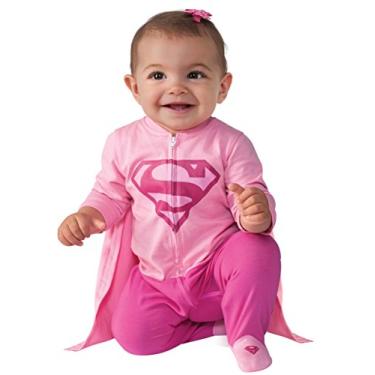 Imagem de Rubie's Fantasia para bebês meninas DC Comics estilo super-herói Supergirl, Conforme mostrado., 6-12 Months