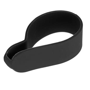 Imagem de SPYMINNPOO Capa protetora com mostrador de dedo, capa protetora com mostrador de dedo para guidão compatível com M365 Scooter Finger Dial capa de silicone (preto)