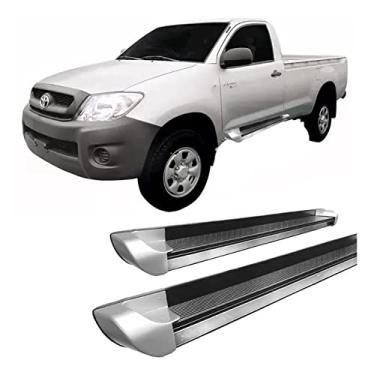 Imagem de Estribo lateral Hilux 2005 a 2015 personalizado Prata C/S
