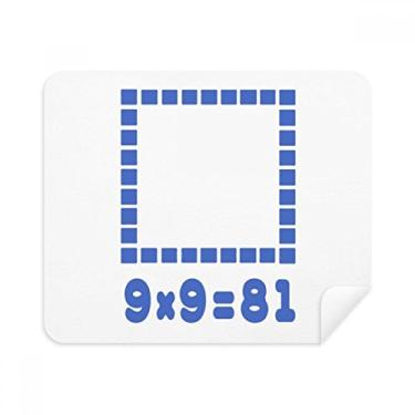 Imagem de Pano de limpeza com estampa de ilustração azul, 2 peças, tecido de camurça