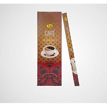 Imagem de TAJ Incenso Indiano Café: Estimulante - 6 Caixas com 7 Varetas Cada - Total 42 Varetas - Queima por 25 a 35 Minutos