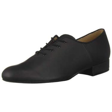 Imagem de Bloch Tênis de dança masculino Jazz Oxford Suede Sole, preto, 39 M EUA, Preto, 38