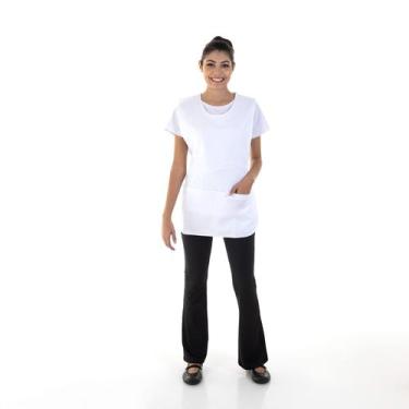 Imagem de Kit Com 2  Conjuntos De Calça Bailarina, Camiseta E Bata Para Copeira,