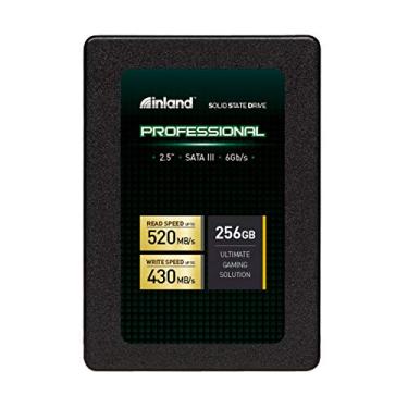 Imagem de INLAND SSD profissional de 256 GB 3D TLC NAND SATA III 6 Gb/s 2,5 polegadas 7 mm unidade de estado sólido interna (256 GB)