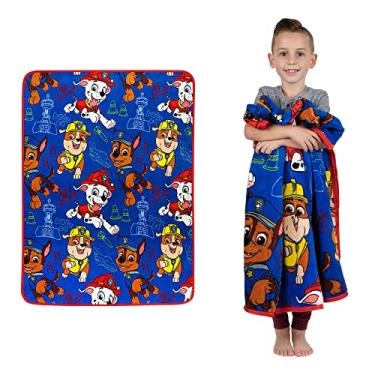 Imagem de Franco Cobertor de pelúcia super macio para cama infantil, 117 x 152 cm, Patrulha Canina