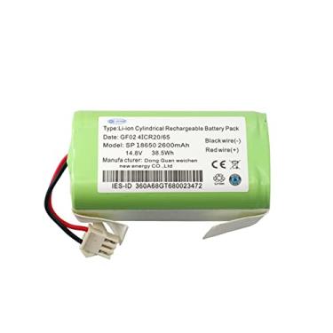Imagem de CAESEA 14.4V 2600mAh Bateria de substituição para Eufy RoboVac 11, 11C, 11S, RoboVac 15C, Deebot N79 N79S - Plugue de 2 fios