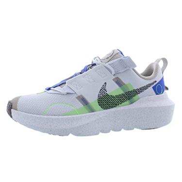 Imagem de Nike Crater Impact Sapatos para bebês meninos, Platina pura/preto/verde elétrico, 21