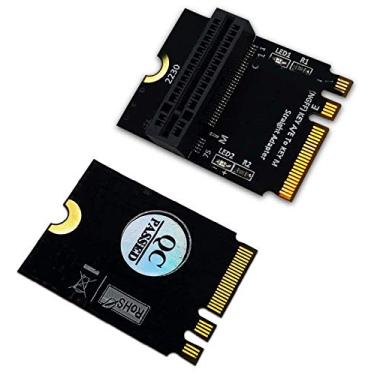 Imagem de M.2 NGFF nvme SSD para M.2 chave A/E adaptador (instalação vertical) para SSD tipo 2280