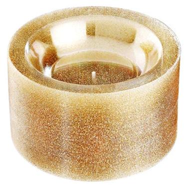 Imagem de Liacere – Tigelas de plástico douradas descartáveis com glitter dourado – Tigelas de sopa de plástico premium de 355 ml para casamentos e festas