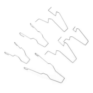 Imagem de Grampo de mola de reten??o de lampada de 6 pe?as para H1/H3/H4/H7,grampo de farol de carro universal de a?o bra?adeira de farol farol de imers?o de feixe de luz de cabe?a de feixe baixo lampada,