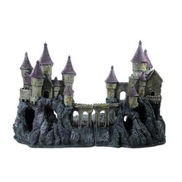 Imagem de Toca Enfeite Em Resina Castelo Mal Assombrado Para Terrários