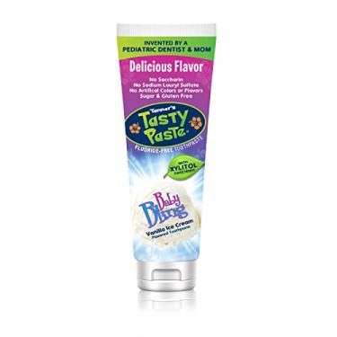Imagem de Tanner's Tasty Paste - Pasta de Dente Infantil Antifluor Antisséptico / Ótimo Sabor, Segura e Eficaz - Baunilha (120 ml)