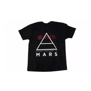 Imagem de Camiseta 30 Seconds To Mars Jared Letto Blusa Adulto Banda De Rock Fl4