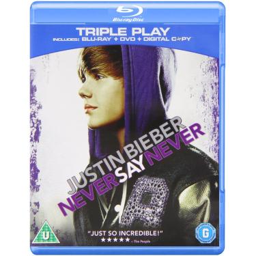 Imagem de Justin Bieber - Never Say Never - Triple Play (Blu-ray + DVD+ Digital Copy) [2011] [Region Free]