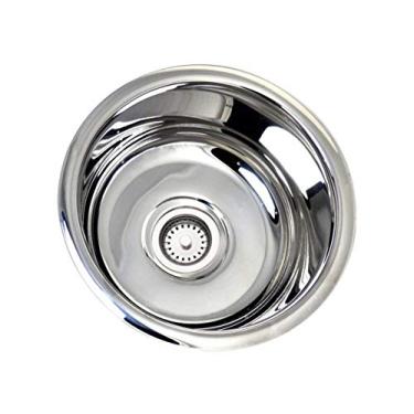 Imagem de Cuba Redonda de aço inox 304