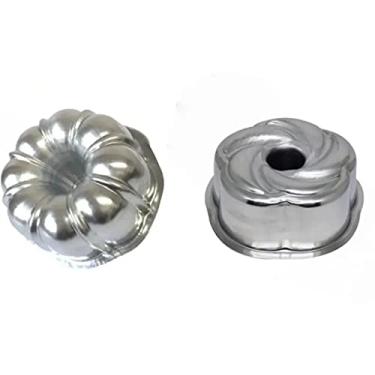 Imagem de Kit 2 Formas = Pudim Decorado Ondulada N°1 + Pudim Decorado Floral N°5