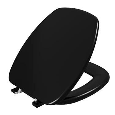 Imagem de Assento Sanitário Almofadado para Louça Thema Preto 02