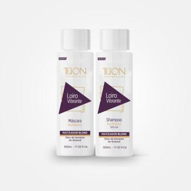 Imagem de Kit Loiro Vibrante Shampoo, Máscara E Complexo Matizador - Tuon
