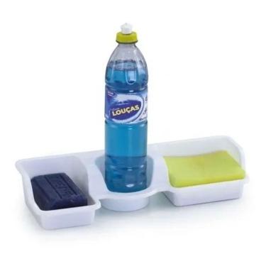 Imagem de Porta Detergente com 03 Divisões - Organizador de Pia - PANAMI