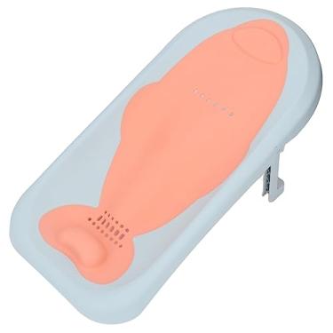 Imagem de Suporte de Banho Infantil, Proteção de Coluna de Secagem Rápida Suporte para Assento de Banho de bebê Ergonômico para Recém-nascido para Pia (Verde Matcha)