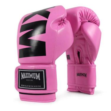 Imagem de Luva De Boxe E Muay Thai Mxm Pink Tam 12 Oz - Maximum Boxing
