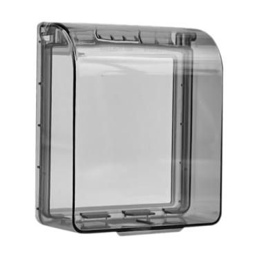 Imagem de Gralara Tampa de Tomada Elétrica, Capa Protetora de Interruptor, Tipo 86, Tomada para Cozinha, Hotel, Oficina, Interior, preto, Tamanho real