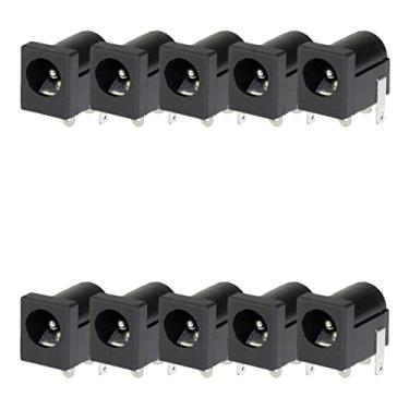 Imagem de Conector DC-005 Jack P4 Fêmea DC005 2.1mm para PCI - Kit 10 Peças
