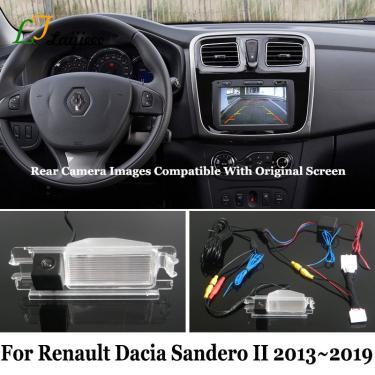 Imagem de Câmera de ré para modelos dacia sandero ii  renault sandero  stepway 2013 a 2019  hd  kit com