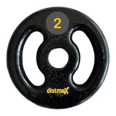 Imagem de Anilha Pintada 2 Kg - Uma Unidade