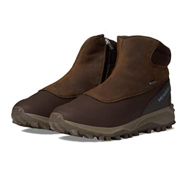 Imagem de Merrell Bota de neve masculina Thermo Kiruna com zíper médio impermeável, Argila, 6