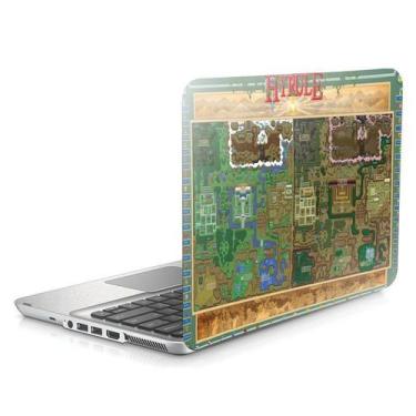 Imagem de Skin Adesivo Protetor Para Notebook 17,3" Zelda Hirule B22 - Skin Zabo