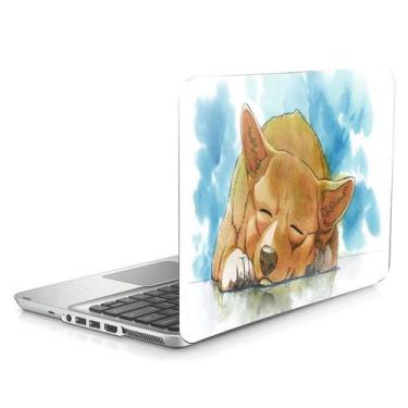 Imagem de Skin Adesivo Protetor Para Notebook 17,3" Cachorro Dog Doguinho Dormin