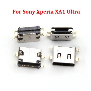 Imagem de 2-10pcs para Sony Xperia XA1 Ultra G3221 G3212 G3223 G3226 Plus G3416 G3426 G3421 Tipo-C Conector de