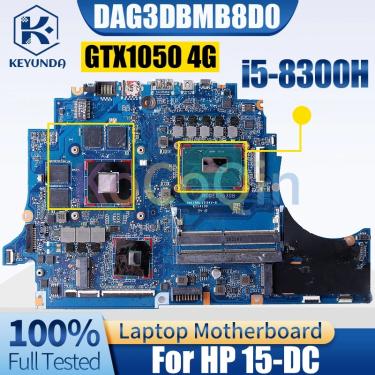 Imagem de Placa-mãe portátil para HP  15-DC  Notebook Mainboard  4G  DAG3DBMB8D0  SR3Z0  i5-8300H  N17P-G0-A1