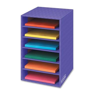 Imagem de Bankers Box 1 pacote organizador de arquivos para sala de aula com 6 prateleiras 45,7 cm A x 30,5 cm L x 33 cm P