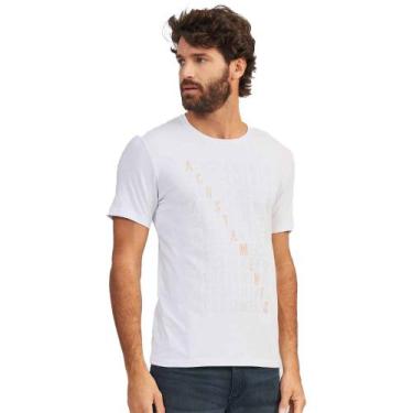 Imagem de Camiseta Acostamento Letters Ou24 Branco Masculino
