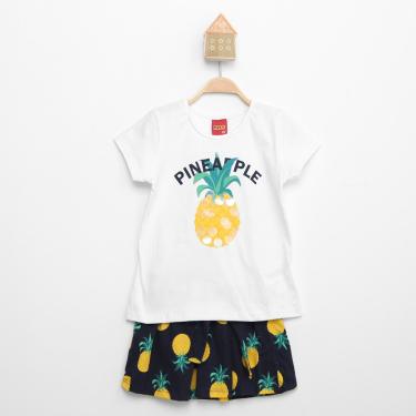 Imagem de Conjunto Infantil Kyly Camiseta e Short Abacaxi Menina 2 Peças-Feminino