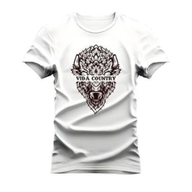 Imagem de Camiseta Estampada 100% Algodão Unissex T-shirt Confortável Vida Coutry Animal-Unissex