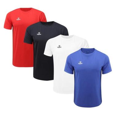 Imagem de Kit 4 Camisetas Topper Classic New Masculina-Masculino