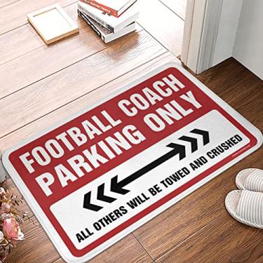 Imagem de CakJuice Tapete de porta legal treinador de futebol apenas tapete de estacionamento tapetes de banheiro decoração tiki bar (tamanho : 65 x 90 cm)