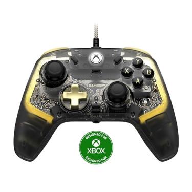 Imagem de GameSir Kaleid Flux Enhanced Wired Controller for Xbox, iluminação RGB e joystick de efeito Hall, compatível com Xbox Series X|S, Xbox One, Windows 10/11 PC - Licenciado oficialmente